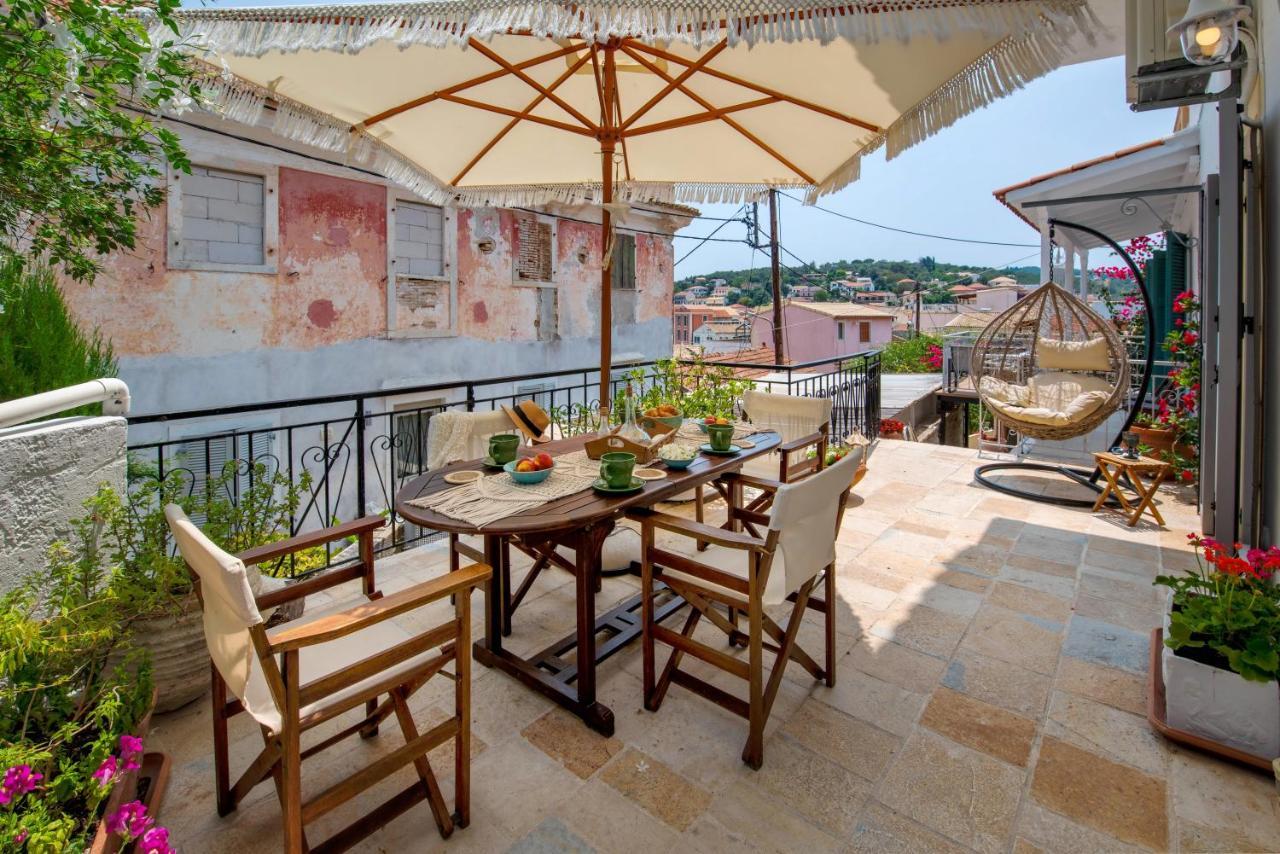 ガイオスMarilu'S, Paxos Port Houseアパートメント エクステリア 写真