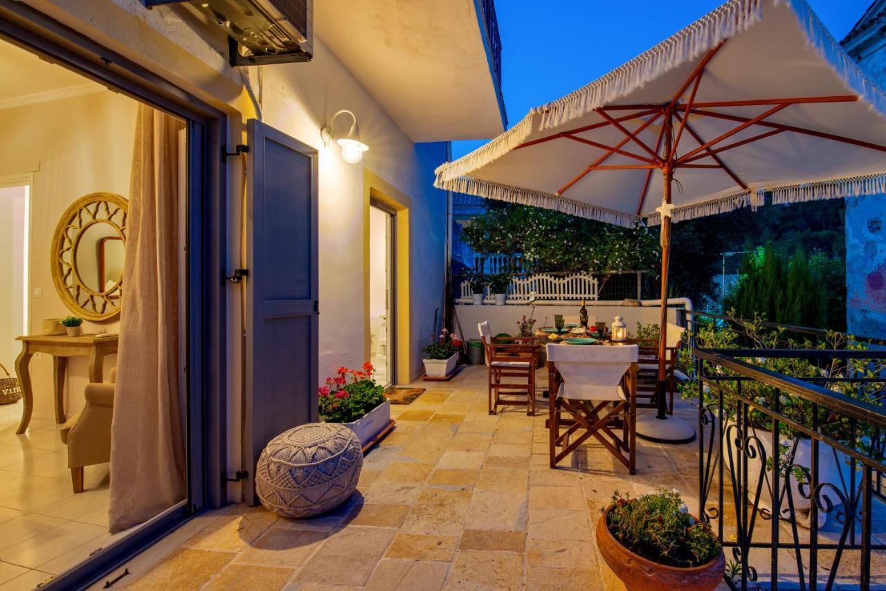 ガイオスMarilu'S, Paxos Port Houseアパートメント エクステリア 写真
